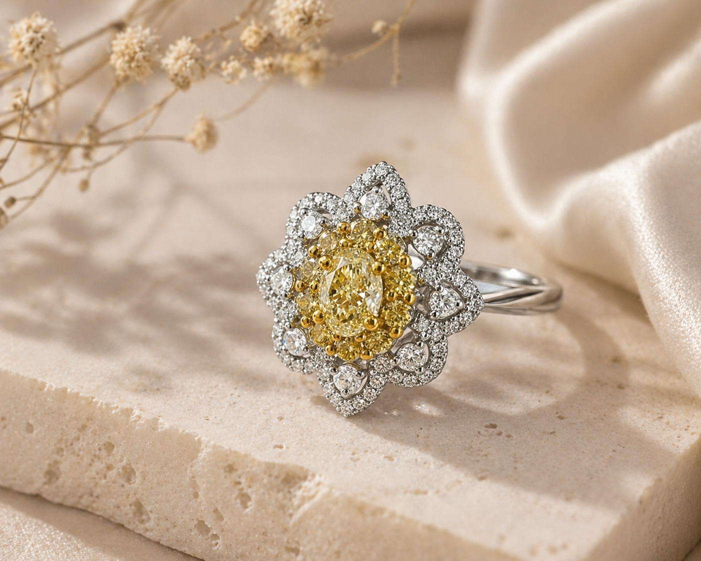 Magnolia Diamond Ring