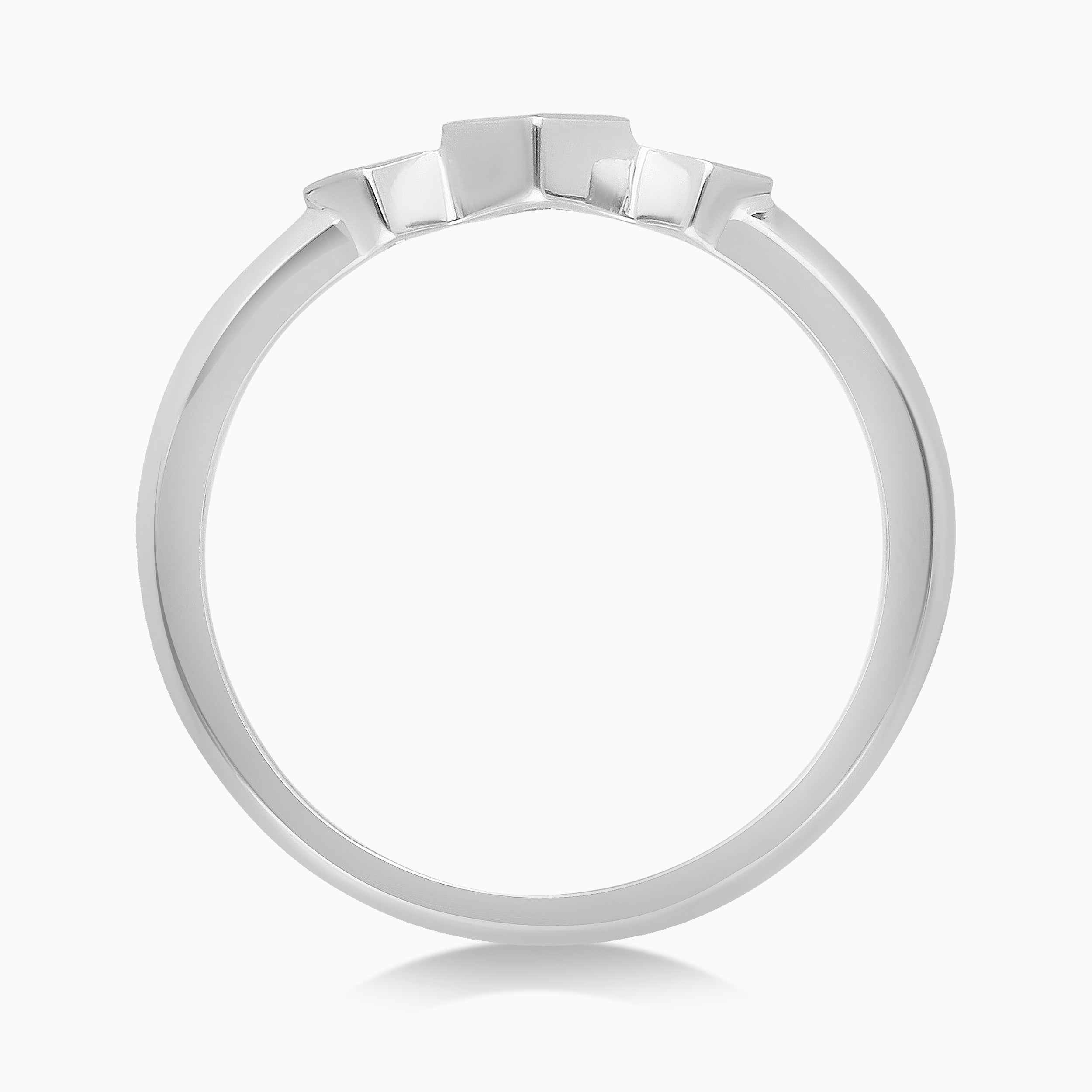 Diamond Princess Cut Band