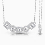 Multi Floating Diamond Pendant