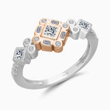 Dual Tone Legendary Diamond Ring