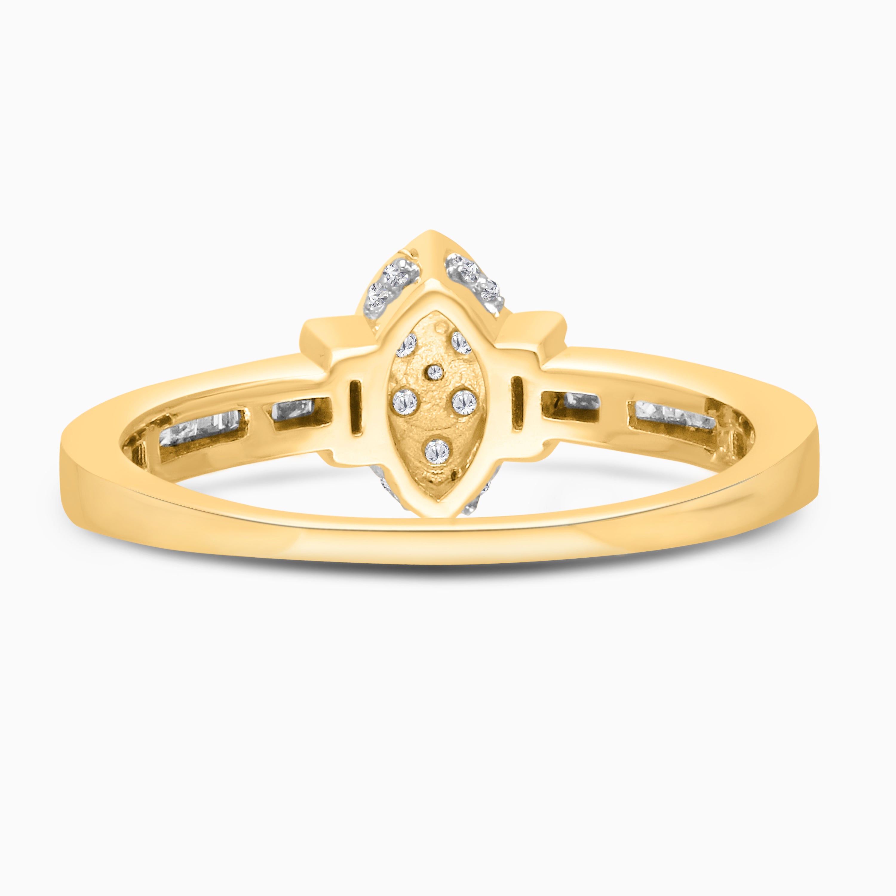 Mosaic Marquise Diamond Ring