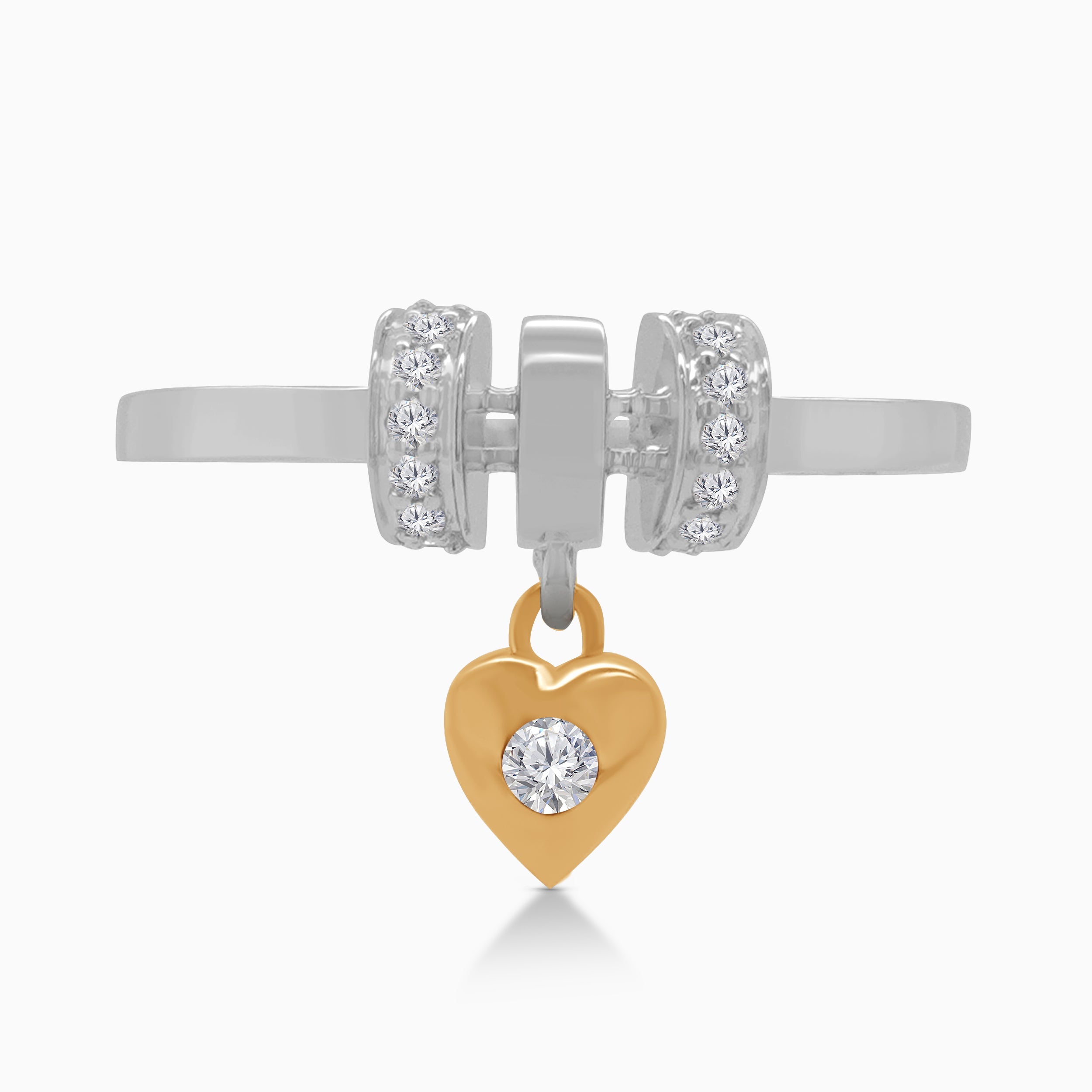 Chained To Your Heart Dangle Ring
