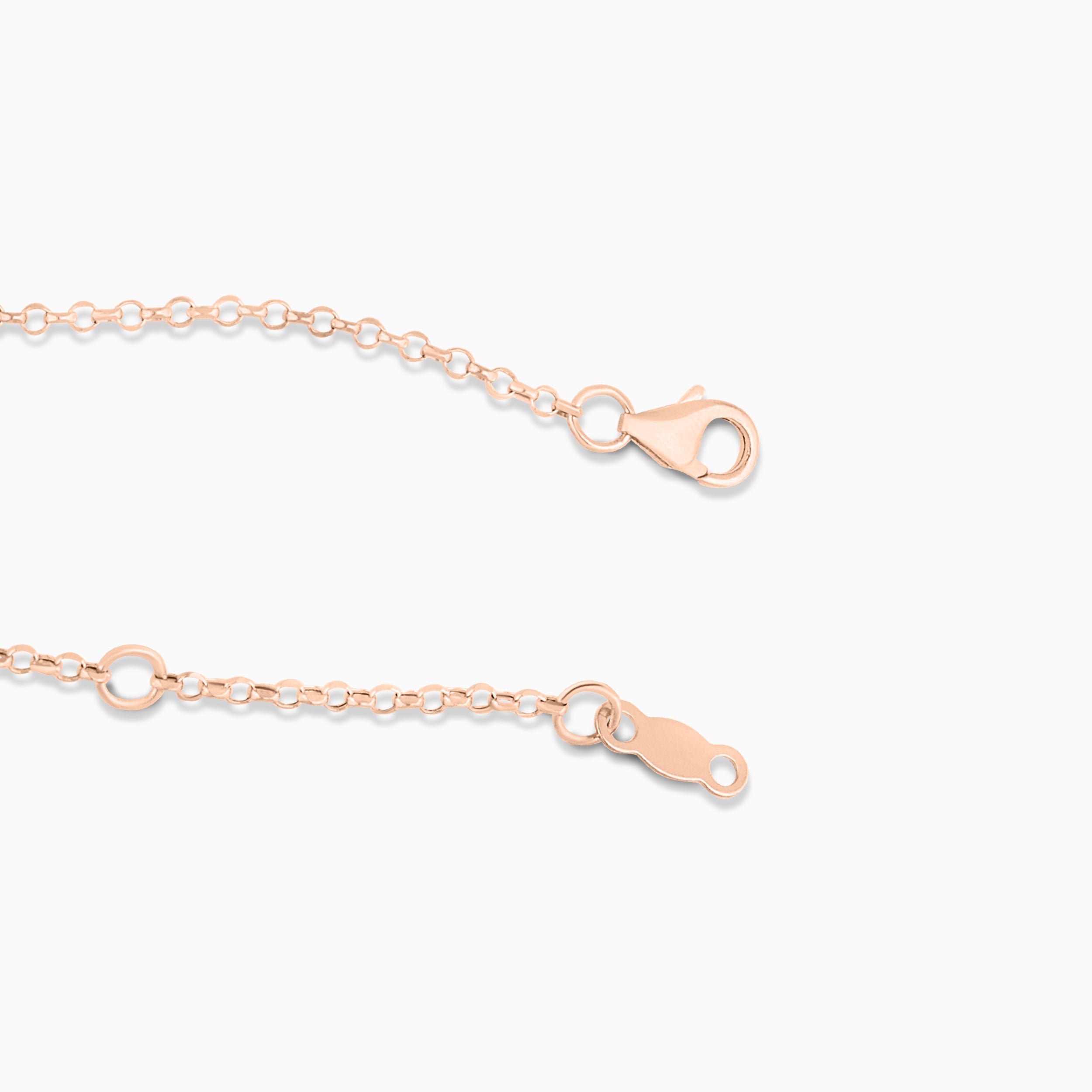 Rose Gold MOM diamond Pendant