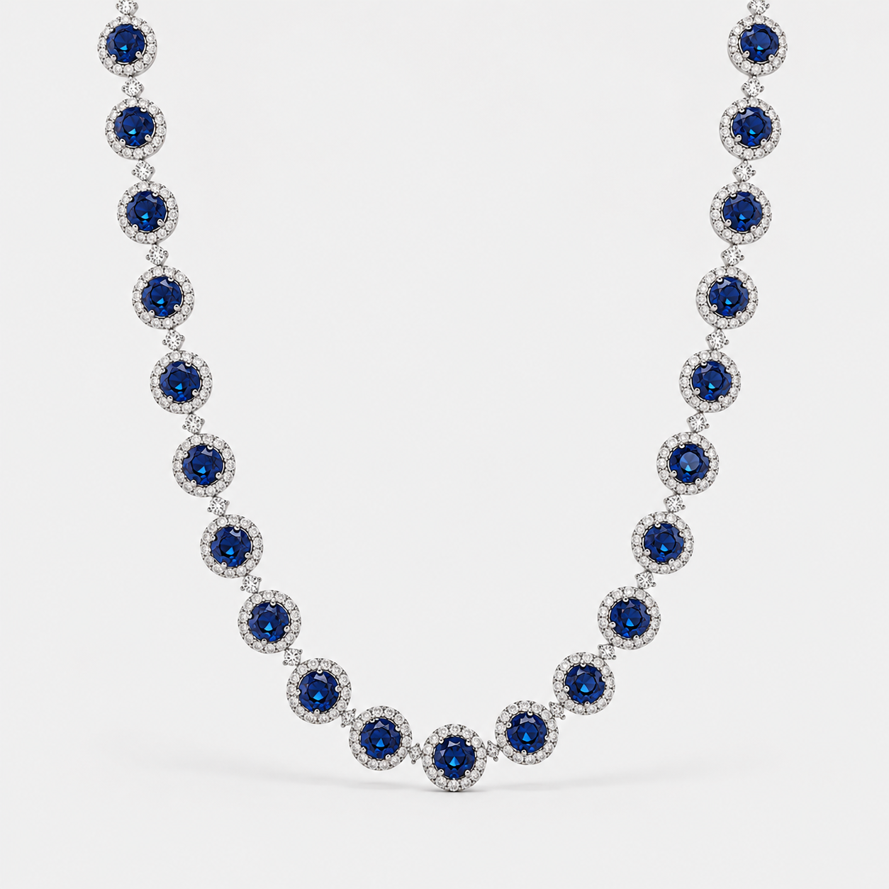 Blue Royalty Sapphire Necklace