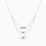 Diamond Halo Legendary Stacking Necklace