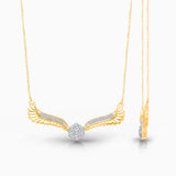 Diamond Griffiness Open Winged Pendant