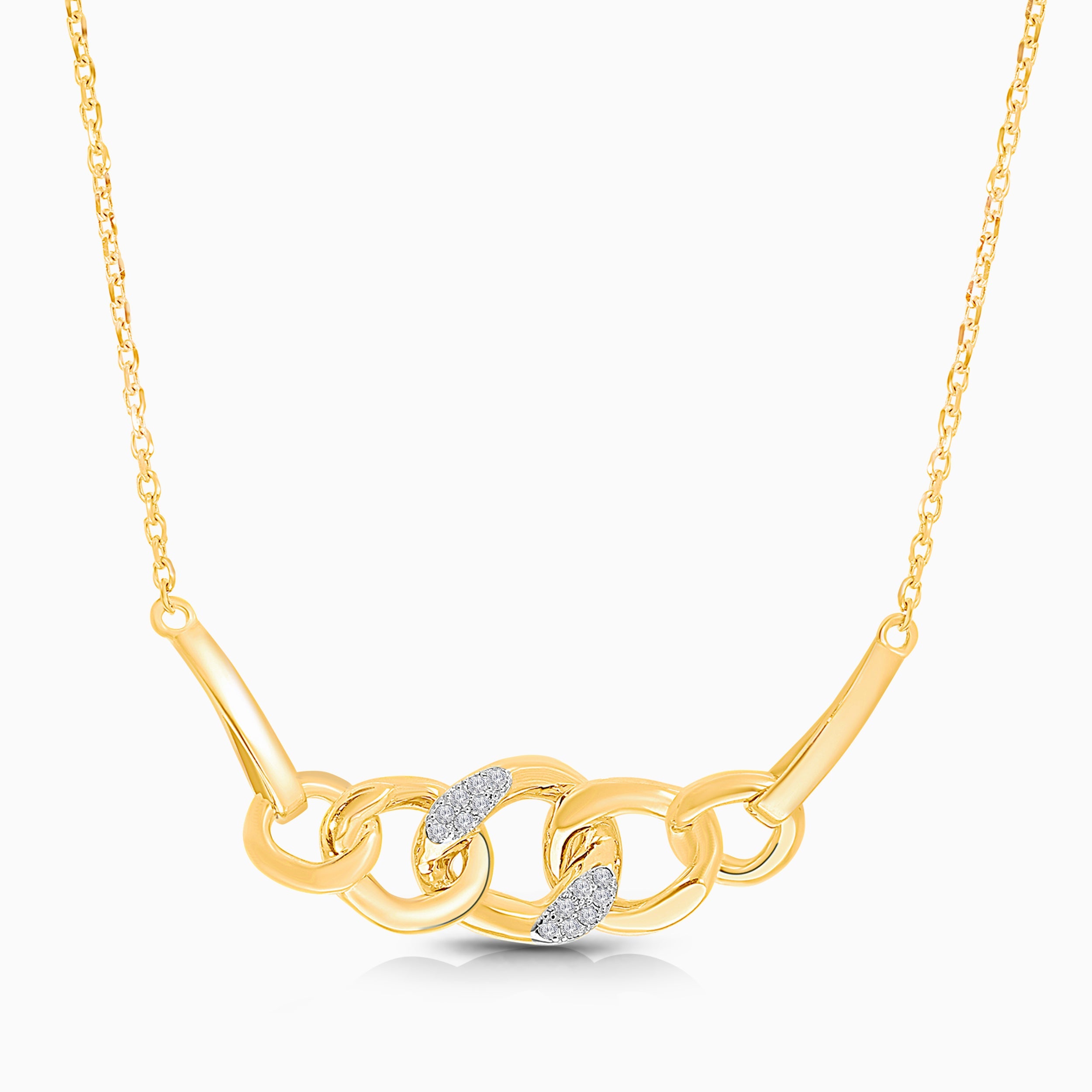 Diamond Chain Link Necklace