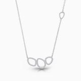 Trio Diamond Oval Pendant