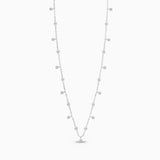 Bubble Diamond Tennis Necklace