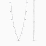 Bubble Diamond Tennis Necklace