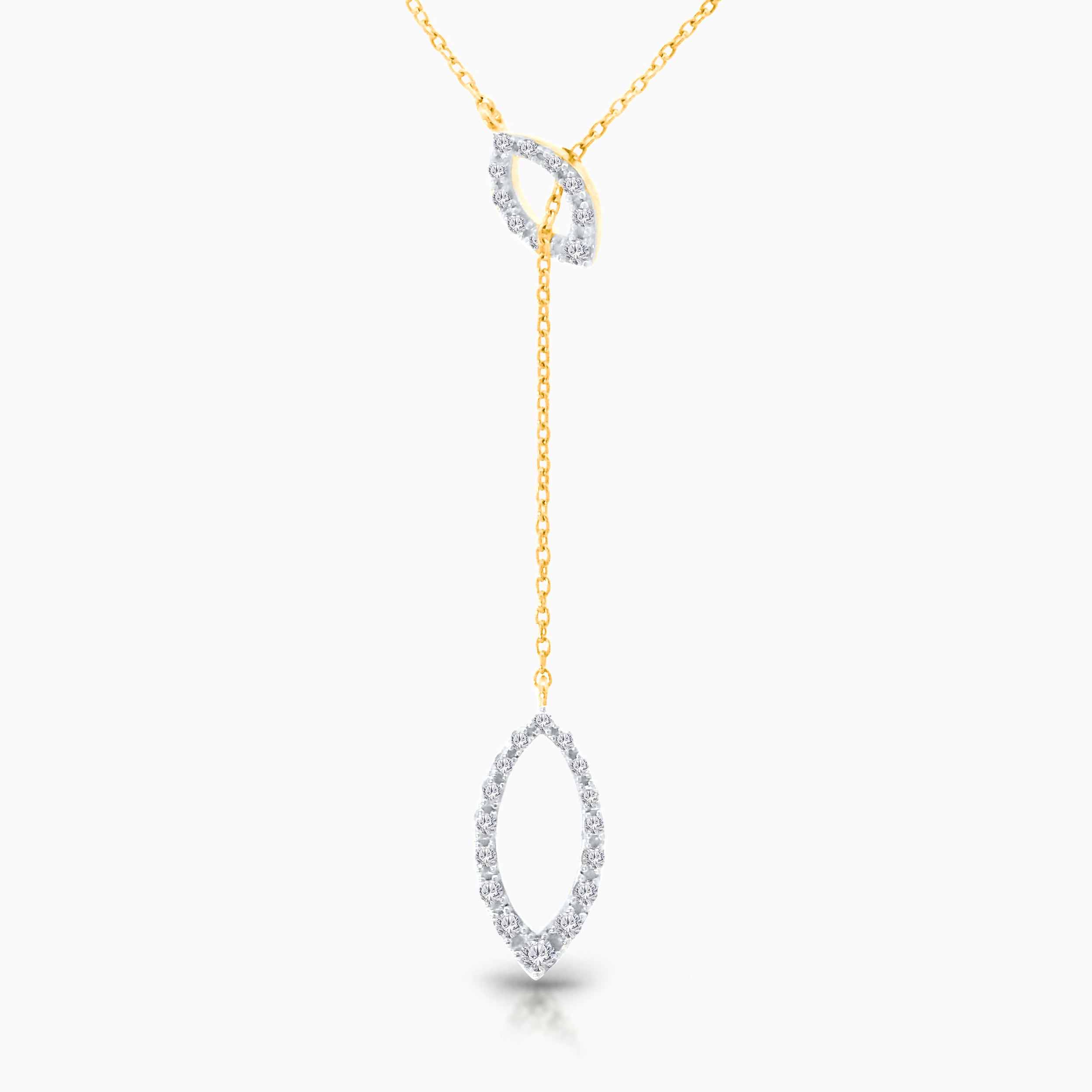 Diamond Leaf Lariat