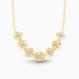 Multi Shaped Illusion Diamond Necklace