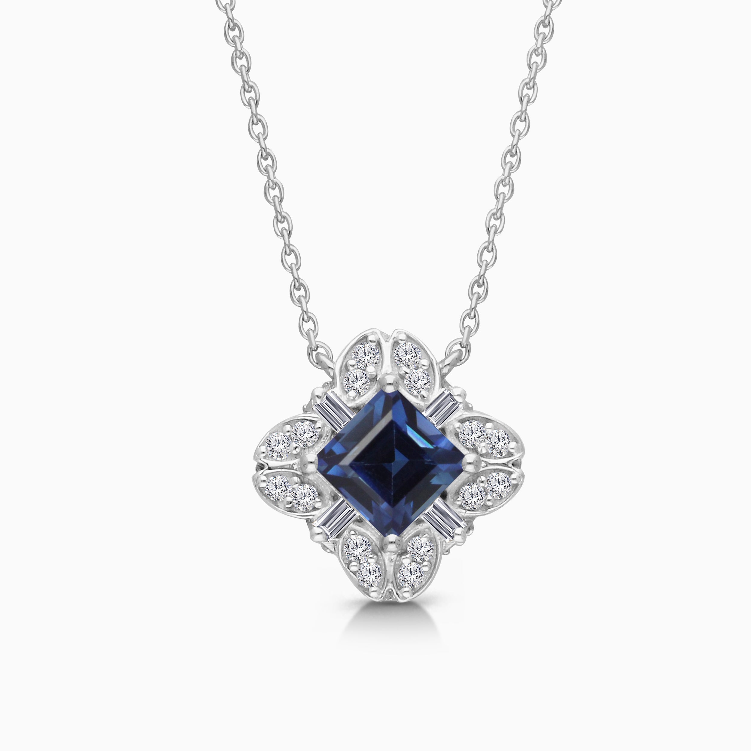 Ceylon Prism Diamond Pendant