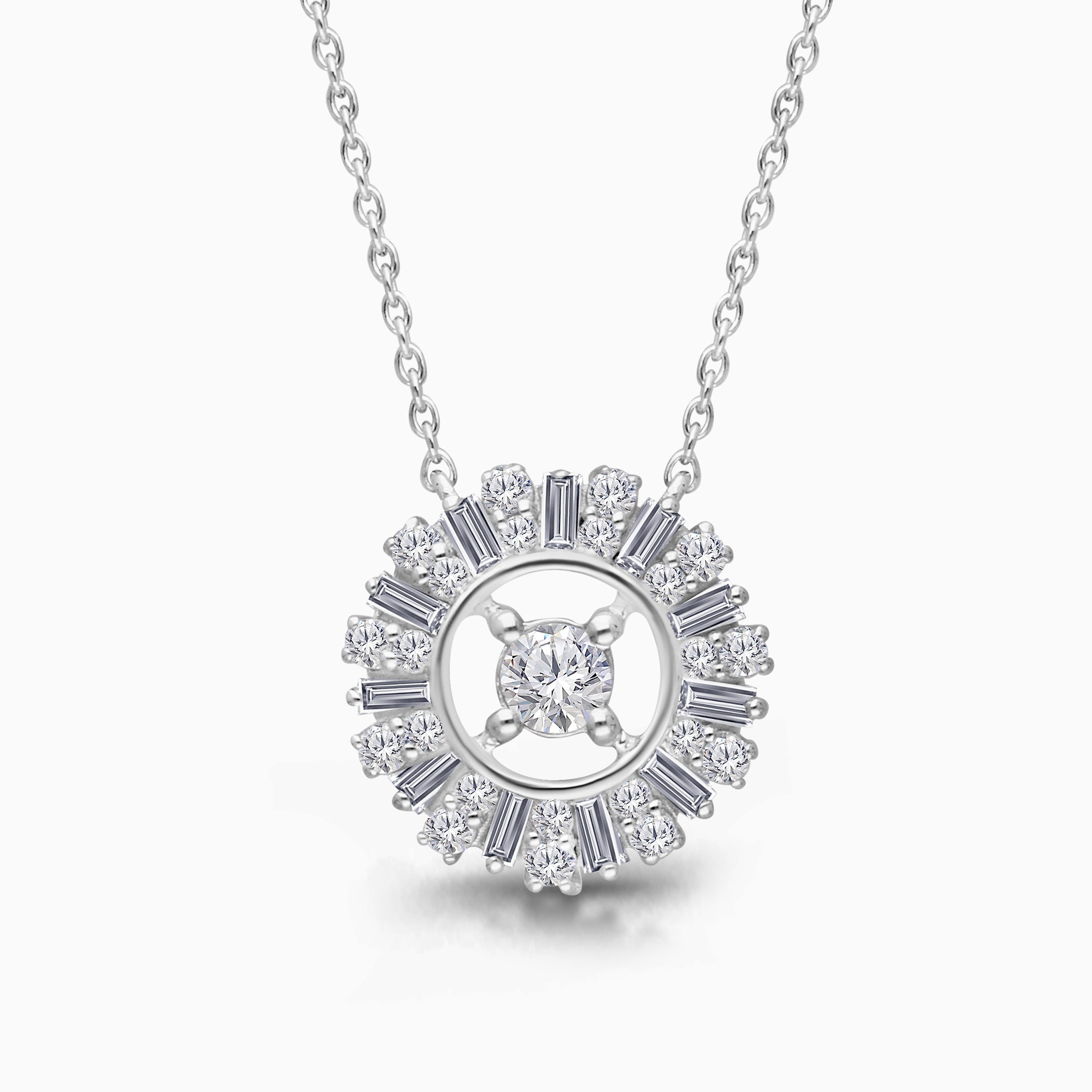 Floating Diamond Pendant
