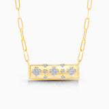 Yellow Gold Diamond Bold Gold Necklace