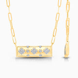 Yellow Gold Diamond Bold Gold Necklace