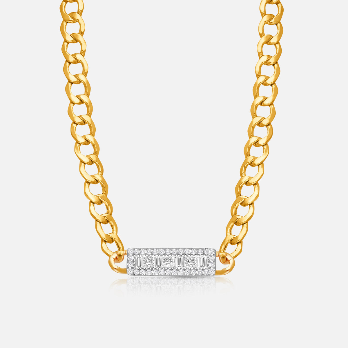 Legendary Diamond Chain Necklace BOLD GOLD