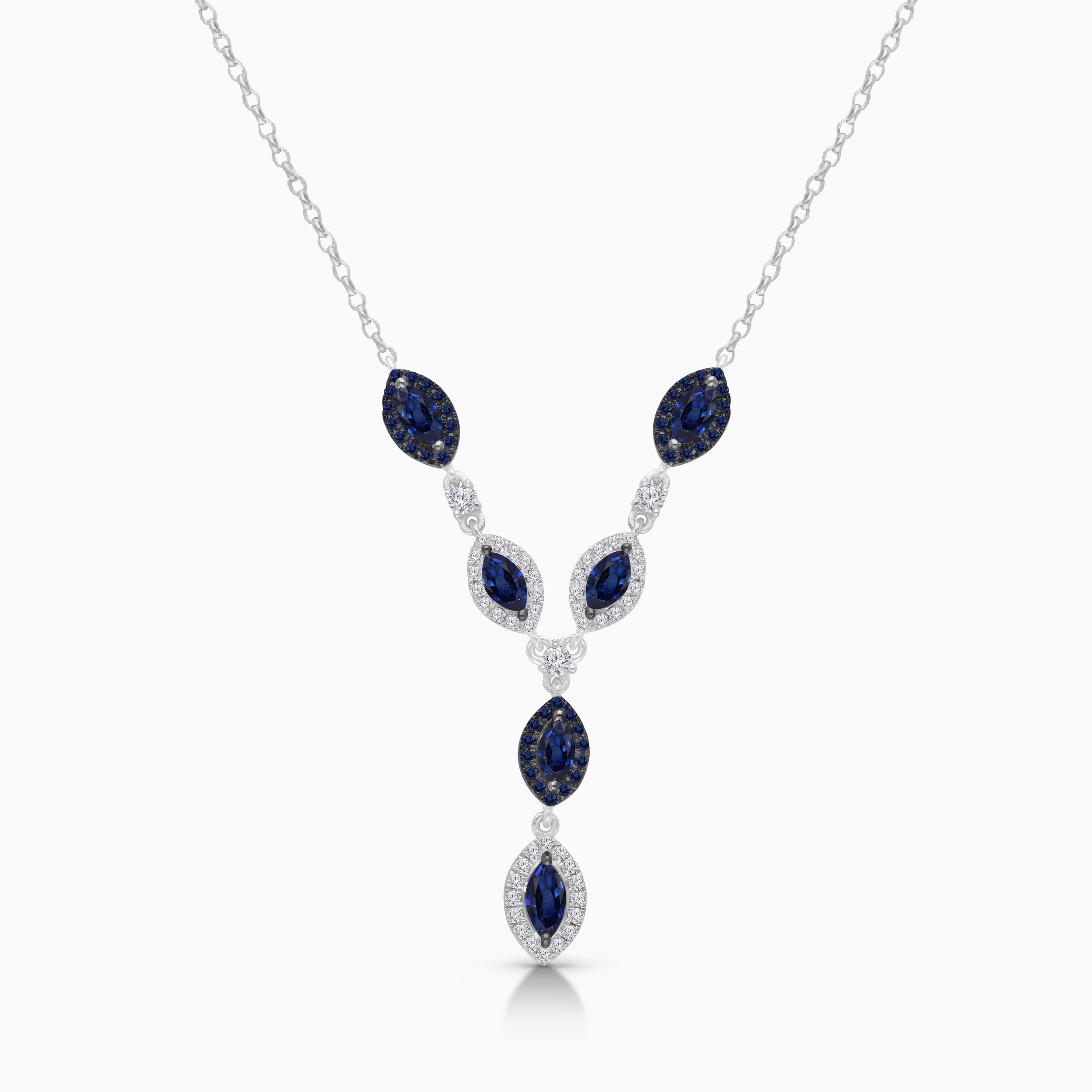 Rainfall Sapphire Lariat