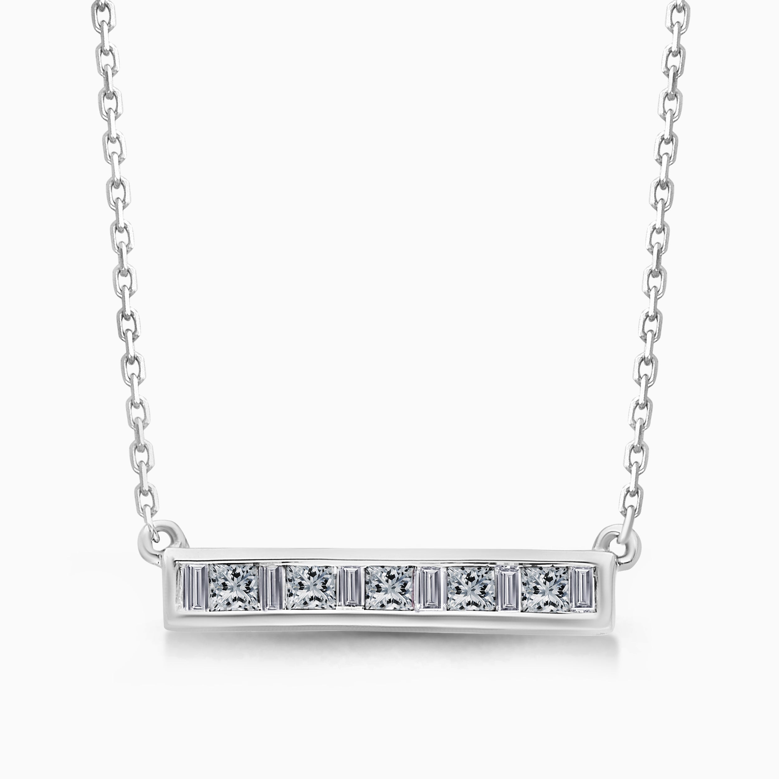 Legendary Diamond Bar Necklace