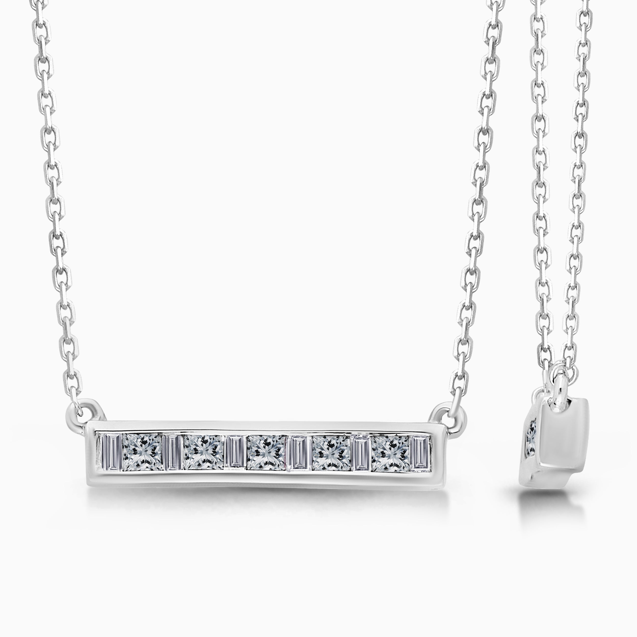 Legendary Diamond Bar Necklace