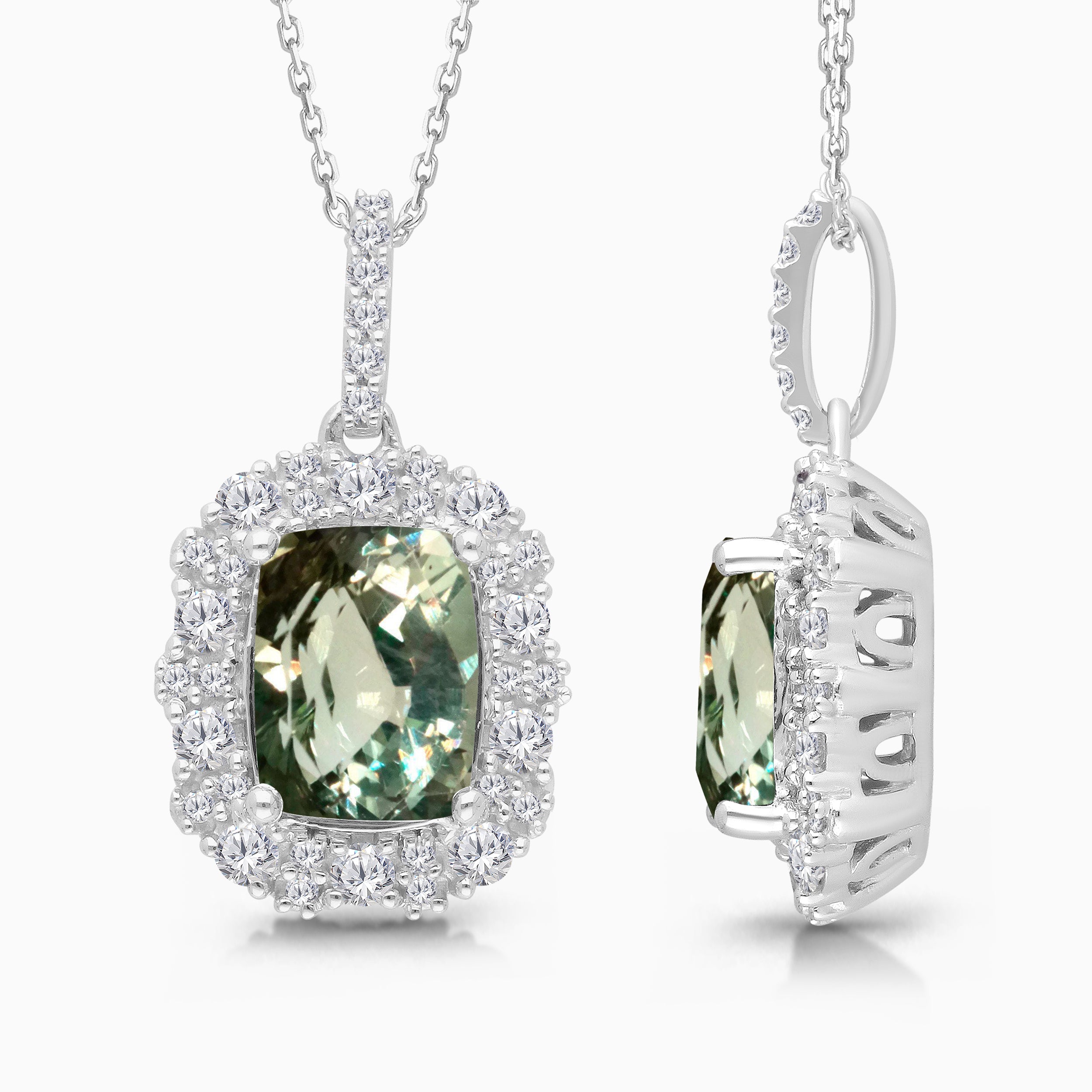 Garden Haze Alexandrite & Diamond Necklace