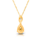 Yellow Gold Emerald & Diamond Heirloom Pendant HEIRLOOM