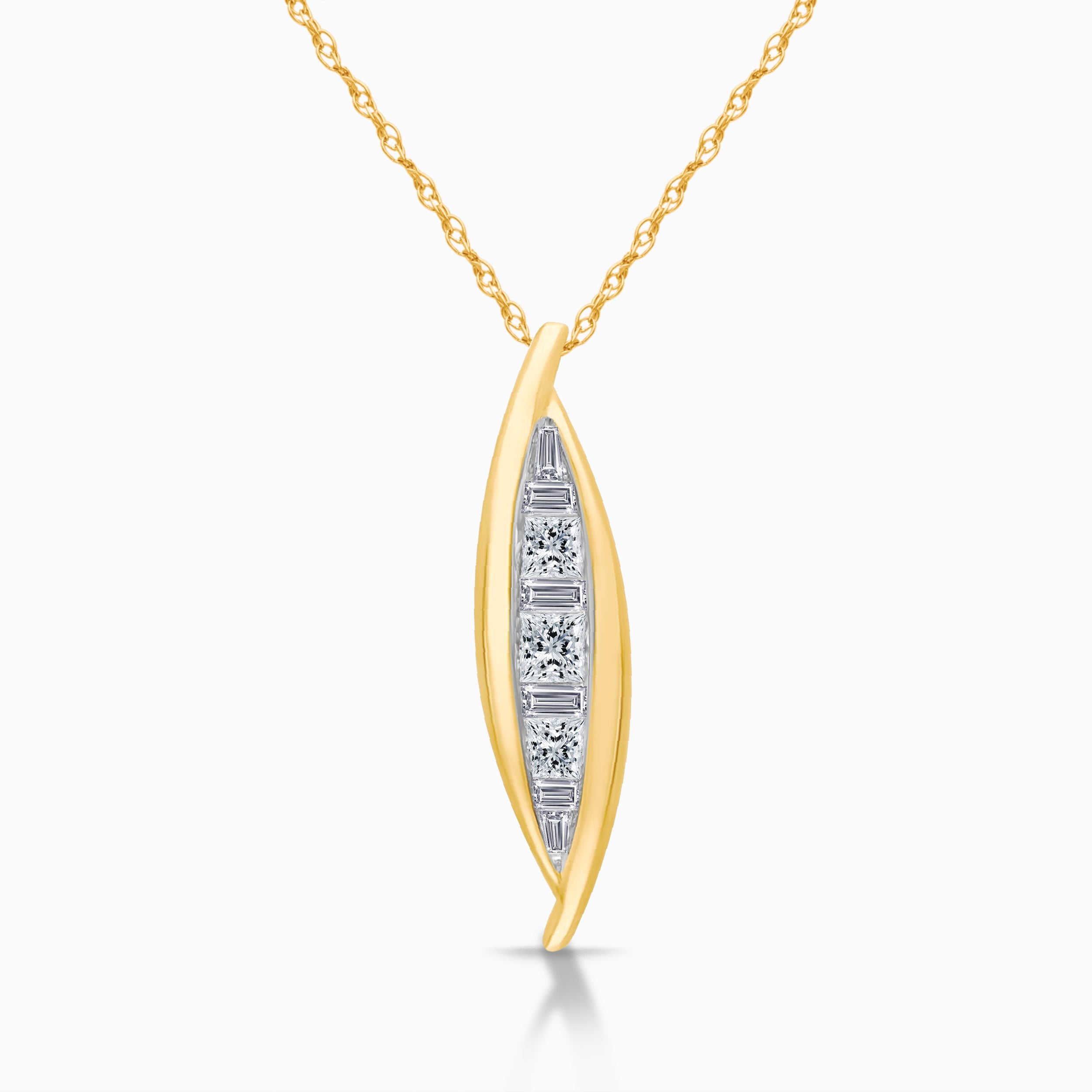 Channel Set Diamond Legendary Pendant