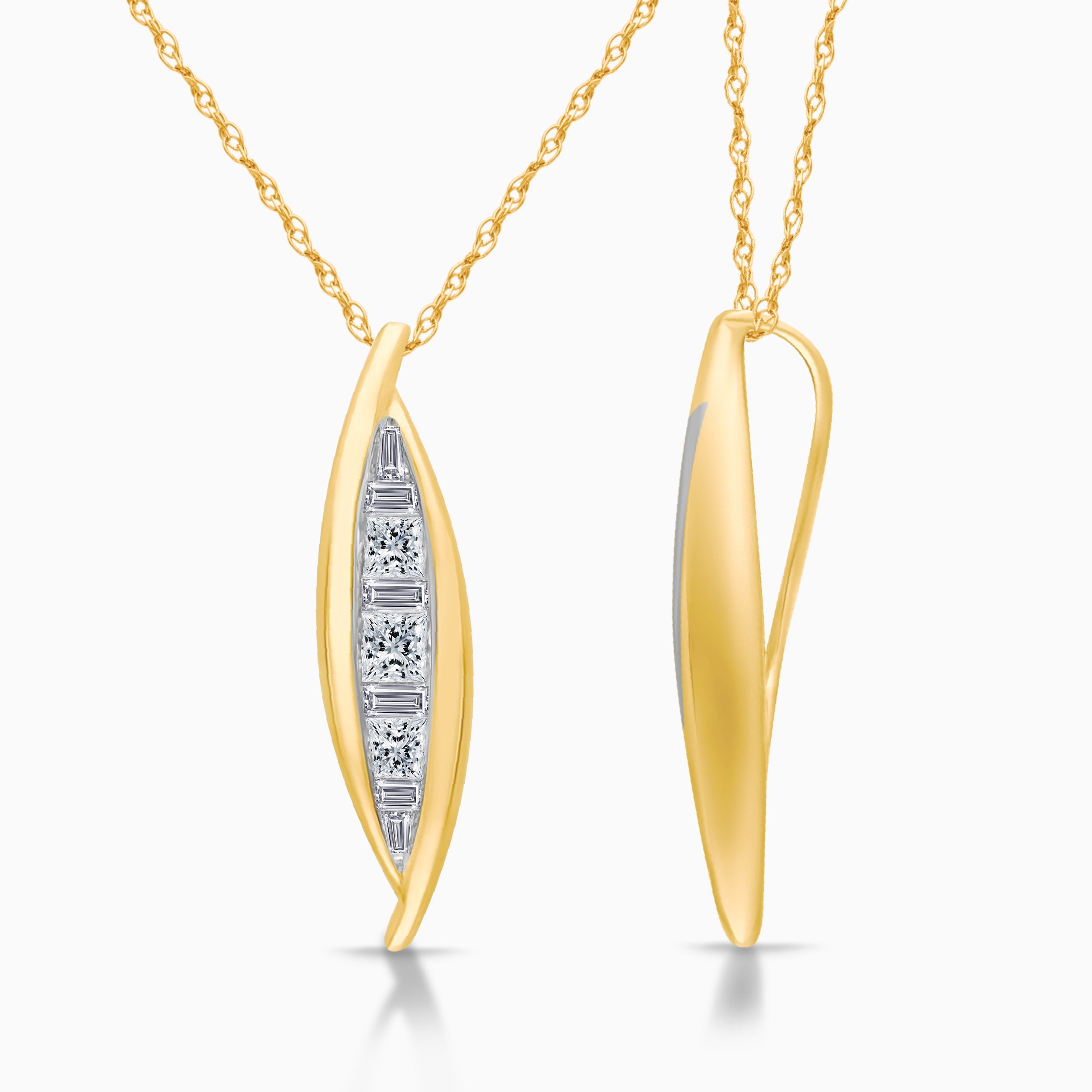 Channel Set Diamond Legendary Pendant
