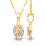 Kallati Eternal Yellow Gold Yellow Diamond Pendant ETERNAL