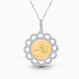Diamond Griffiness Amulet Necklace