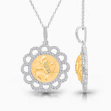 Diamond Griffiness Amulet Necklace