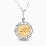 Dual Halo Griffiness Pendant