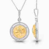 Dual Halo Griffiness Pendant