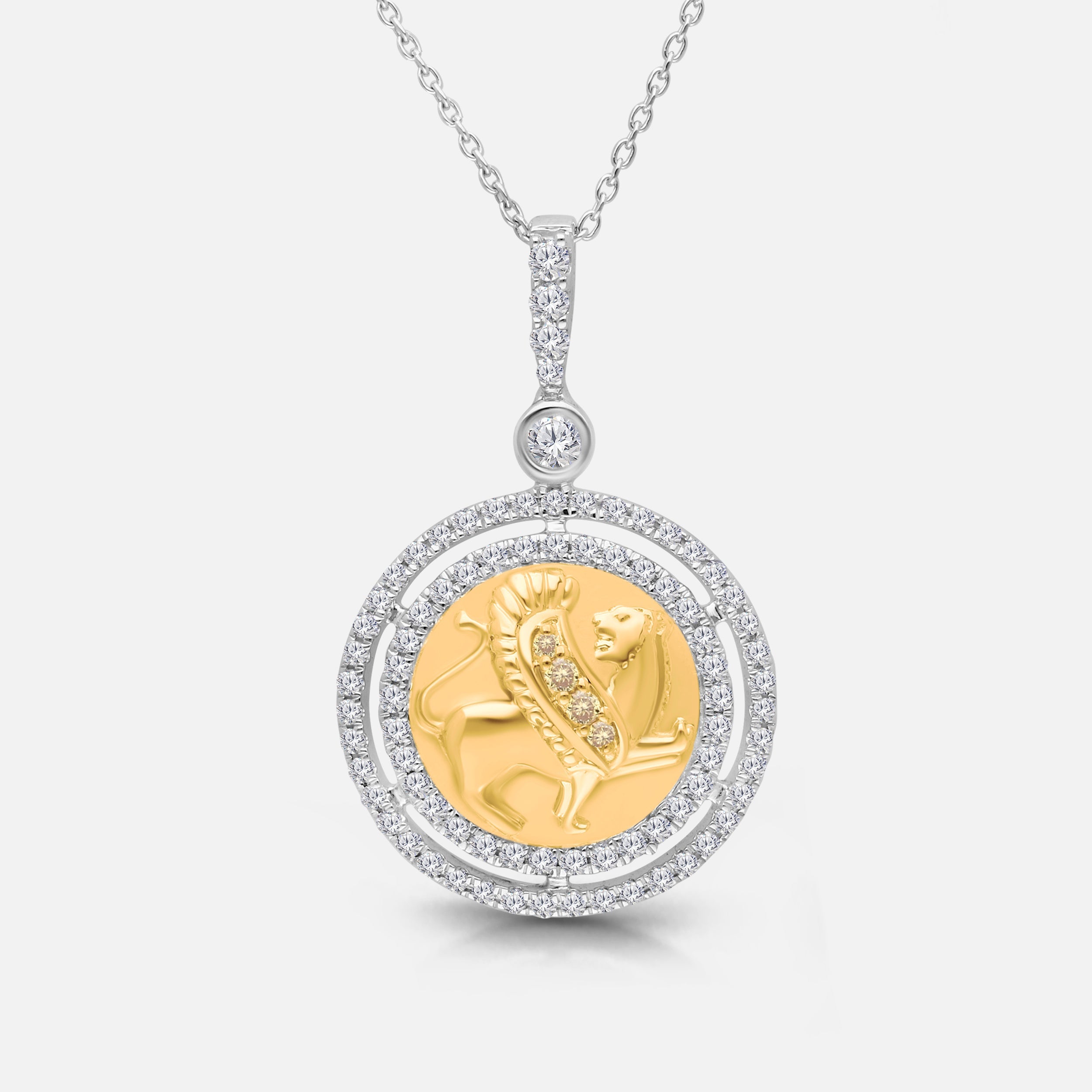 Dual Halo Griffiness Pendant GRIFFINESS