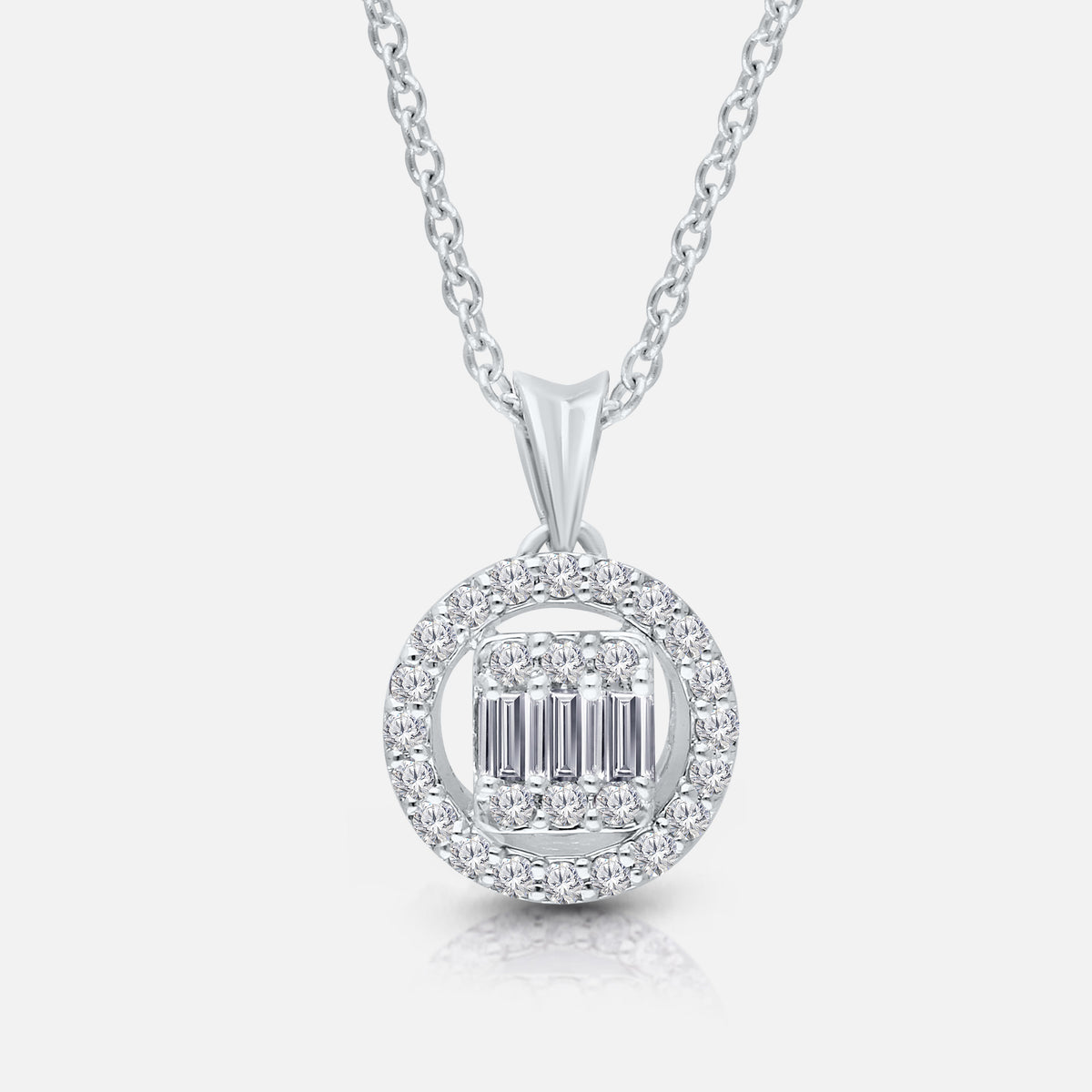 White Gold Diamond Legendary Pendant LEGENDARY