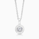 Bubble White Diamond Necklace