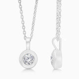 Bubble White Diamond Necklace