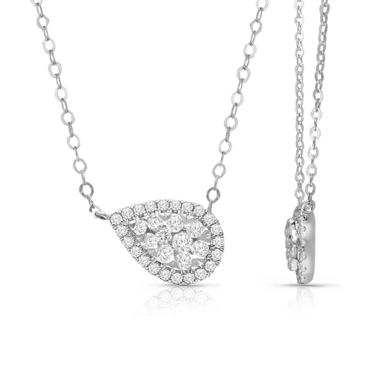 White Gold Diamond Eternal Necklace ETERNAL