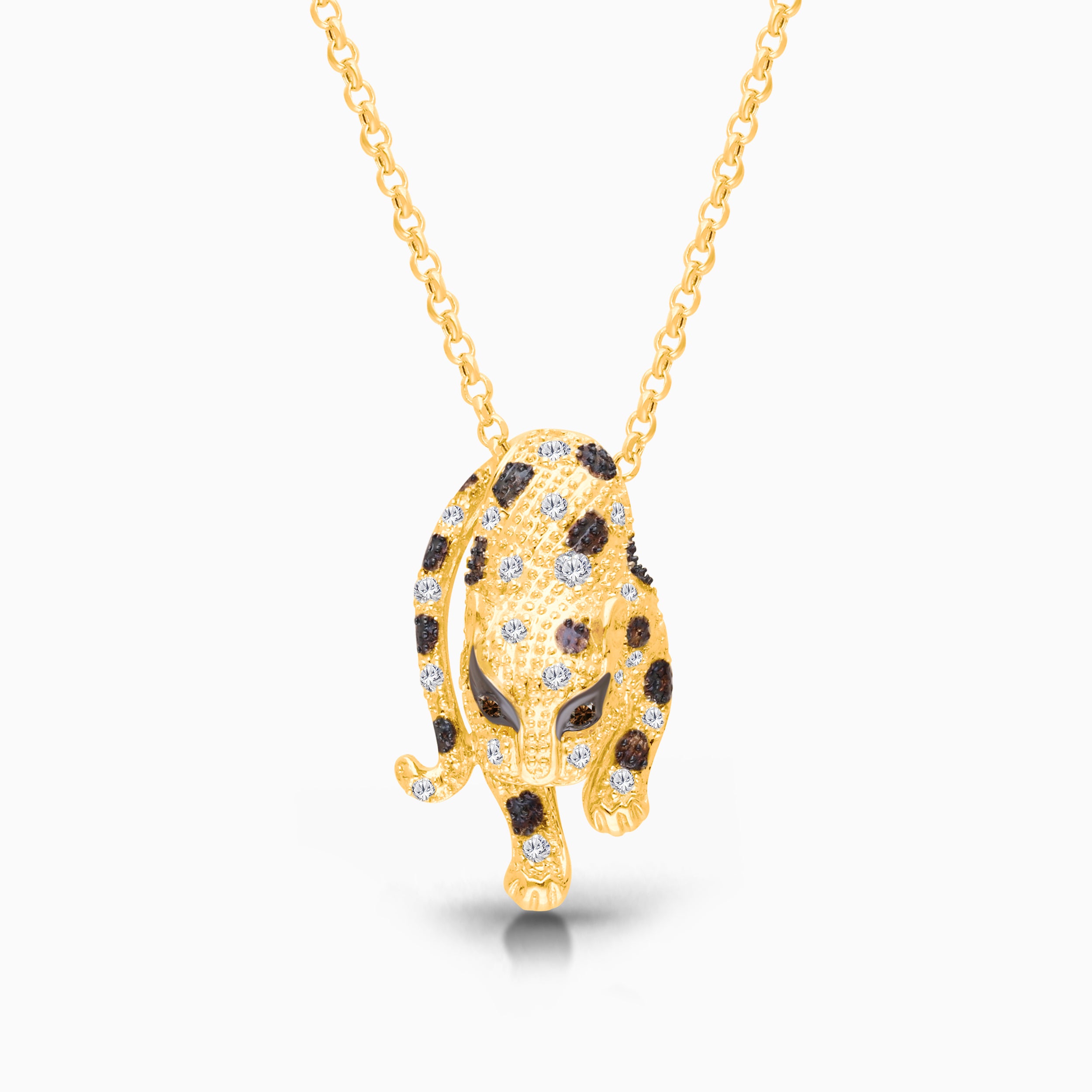 Diamond Leopard Necklace
