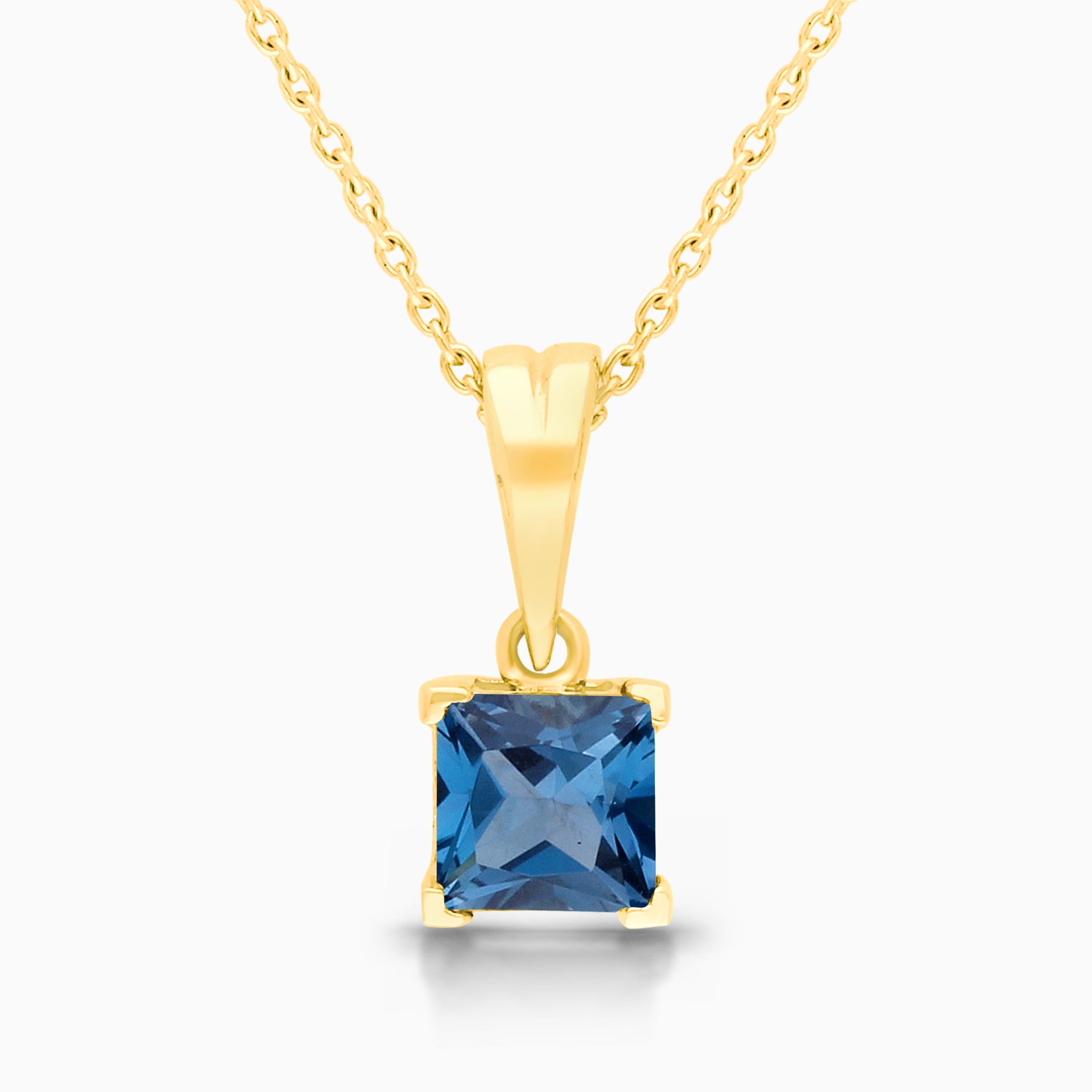 Hidden Princess London Blue Topaz Necklace