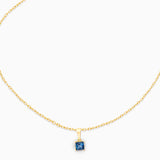 Hidden Princess London Blue Topaz Necklace
