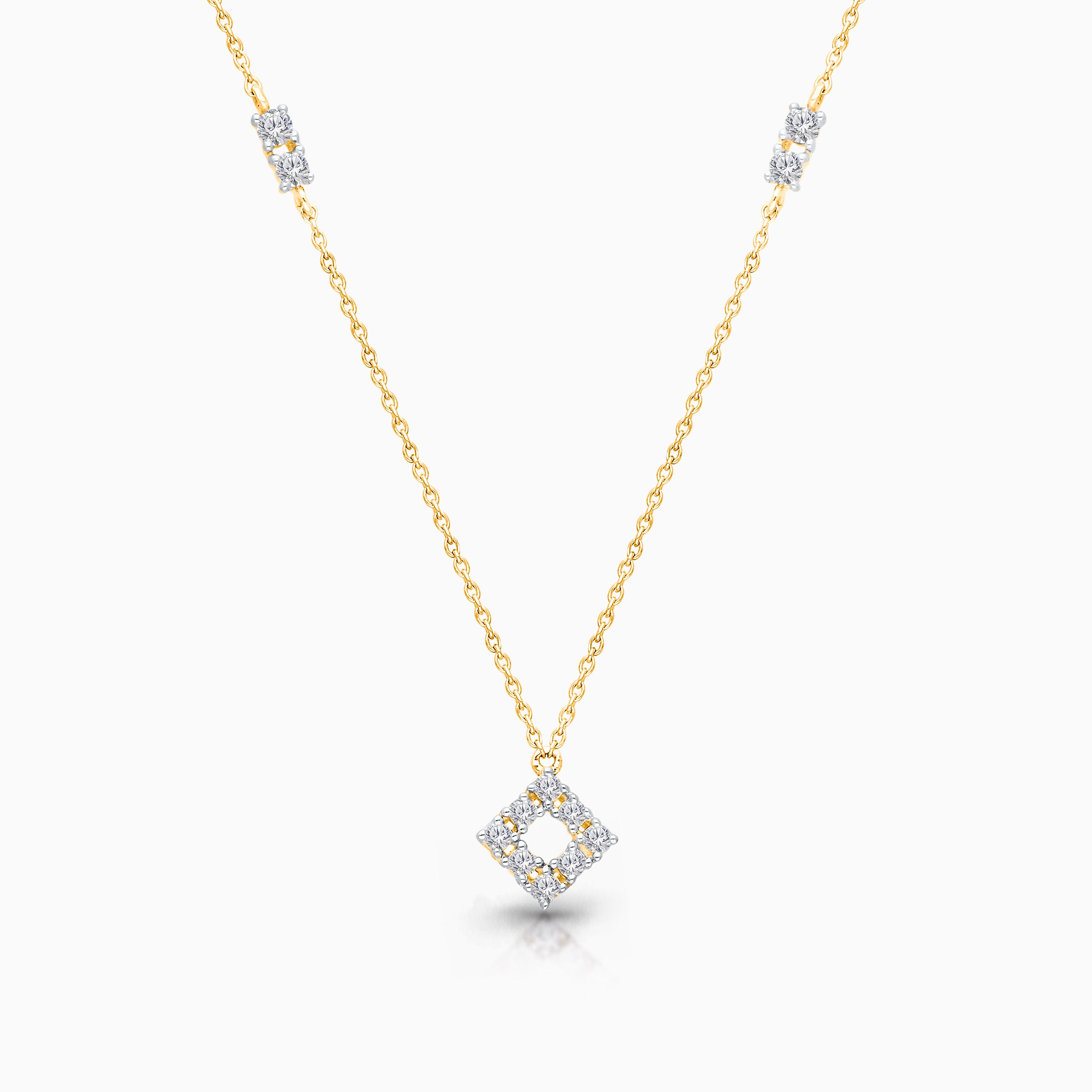 Pave Diamond Chain Necklace