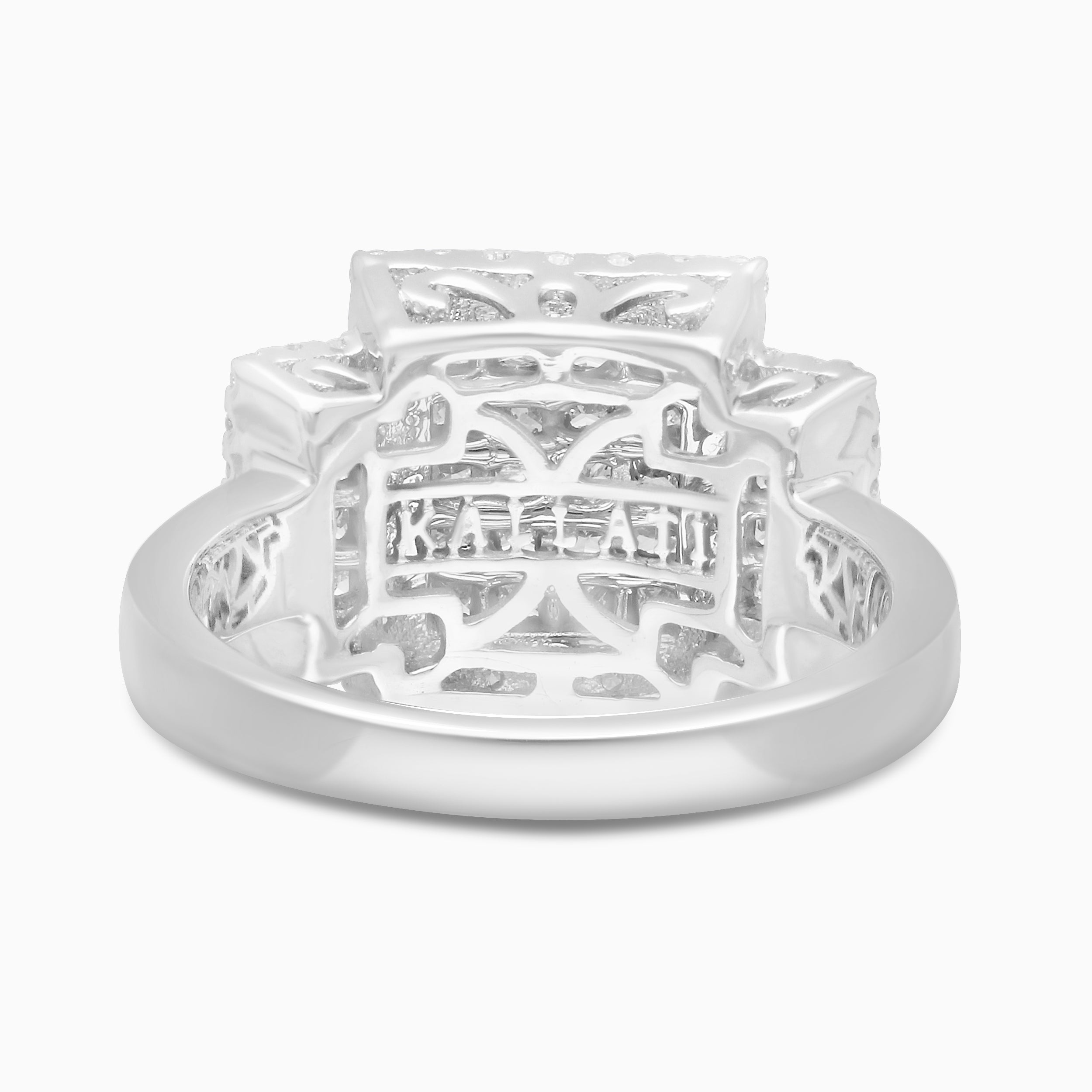 1.5 CTW White Gold Princess Royale Ring