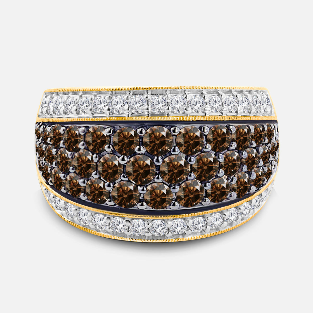 Bold Coco & White Diamond Ring Coco Diamonds