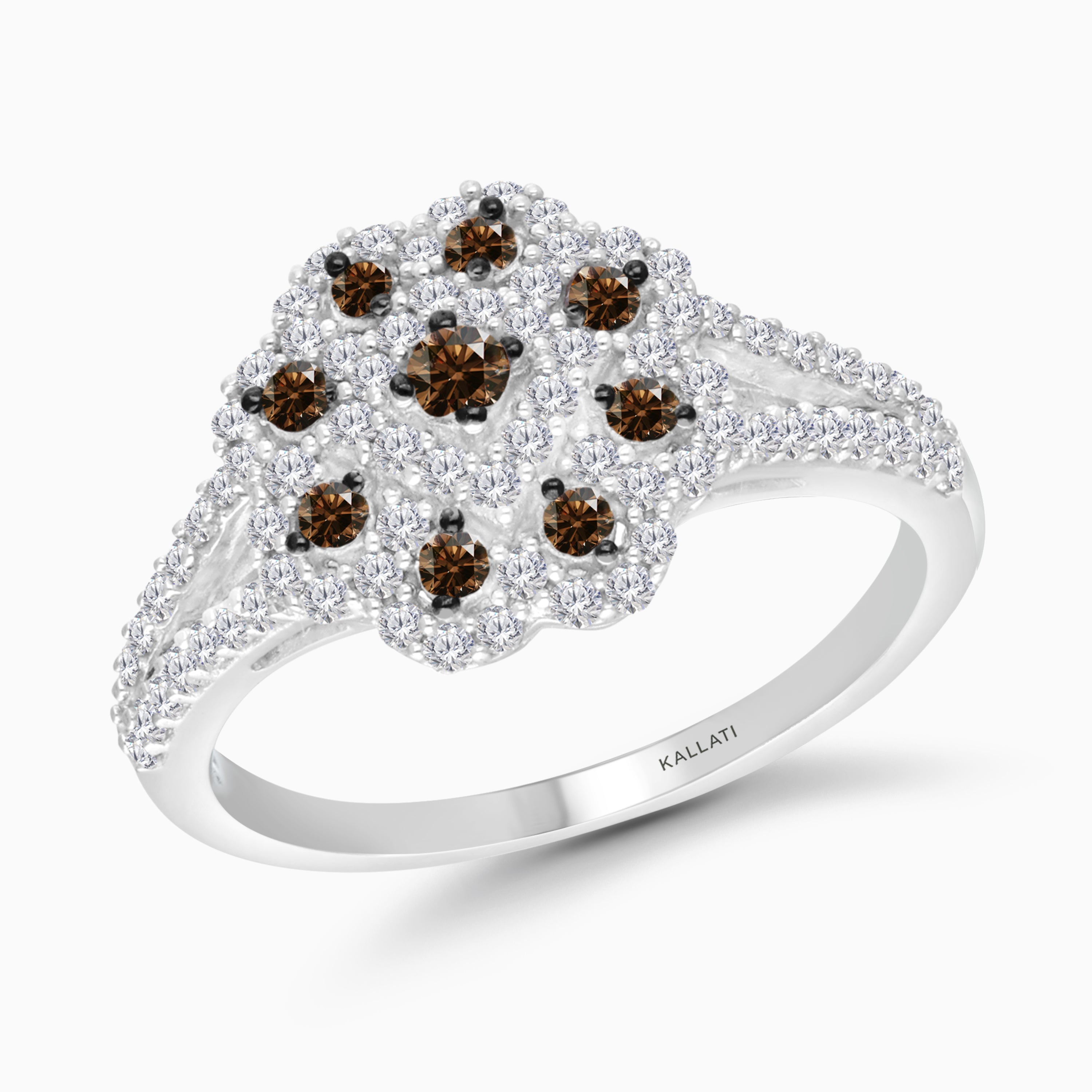 Coco Diamond Floral Ring
