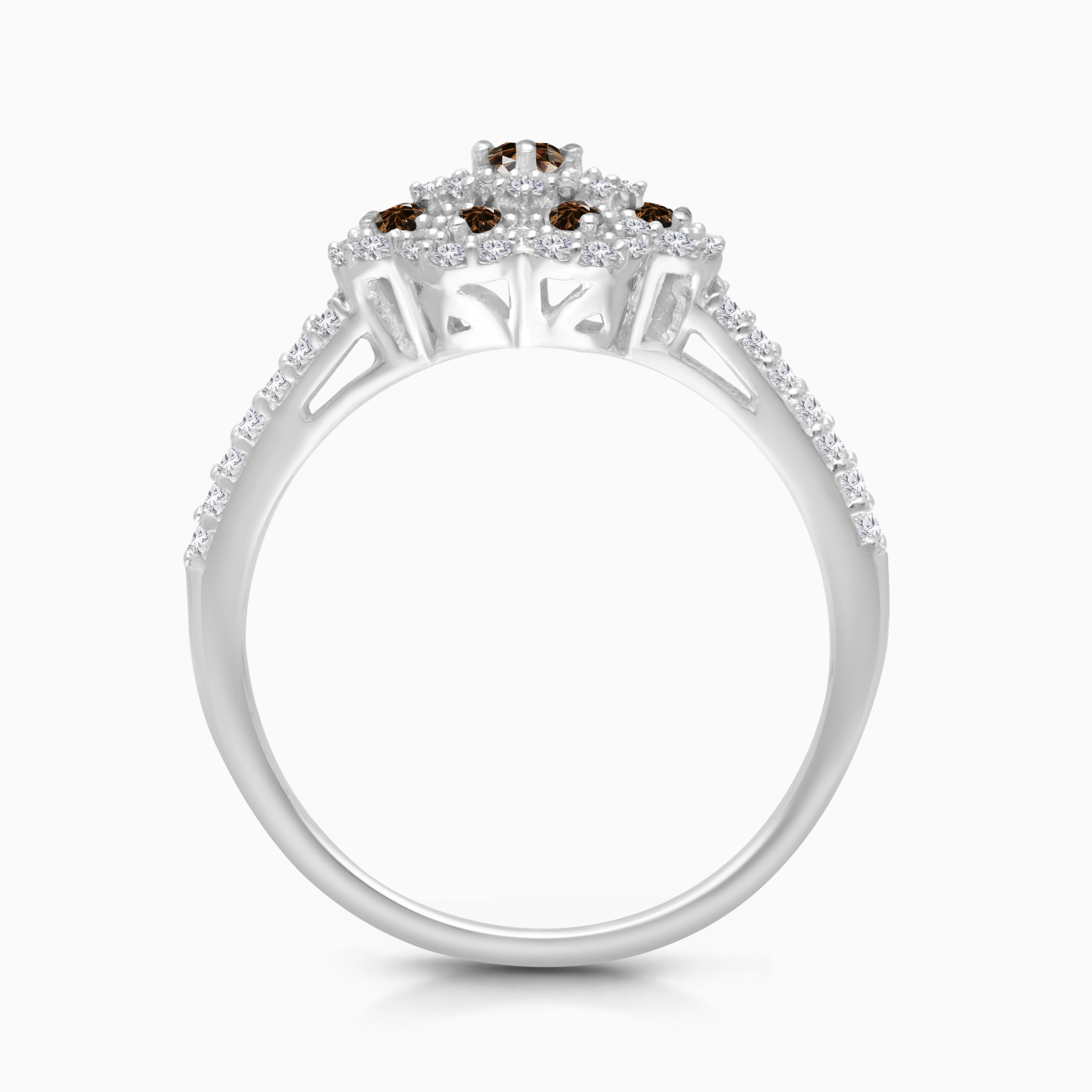 Coco Diamond Floral Ring