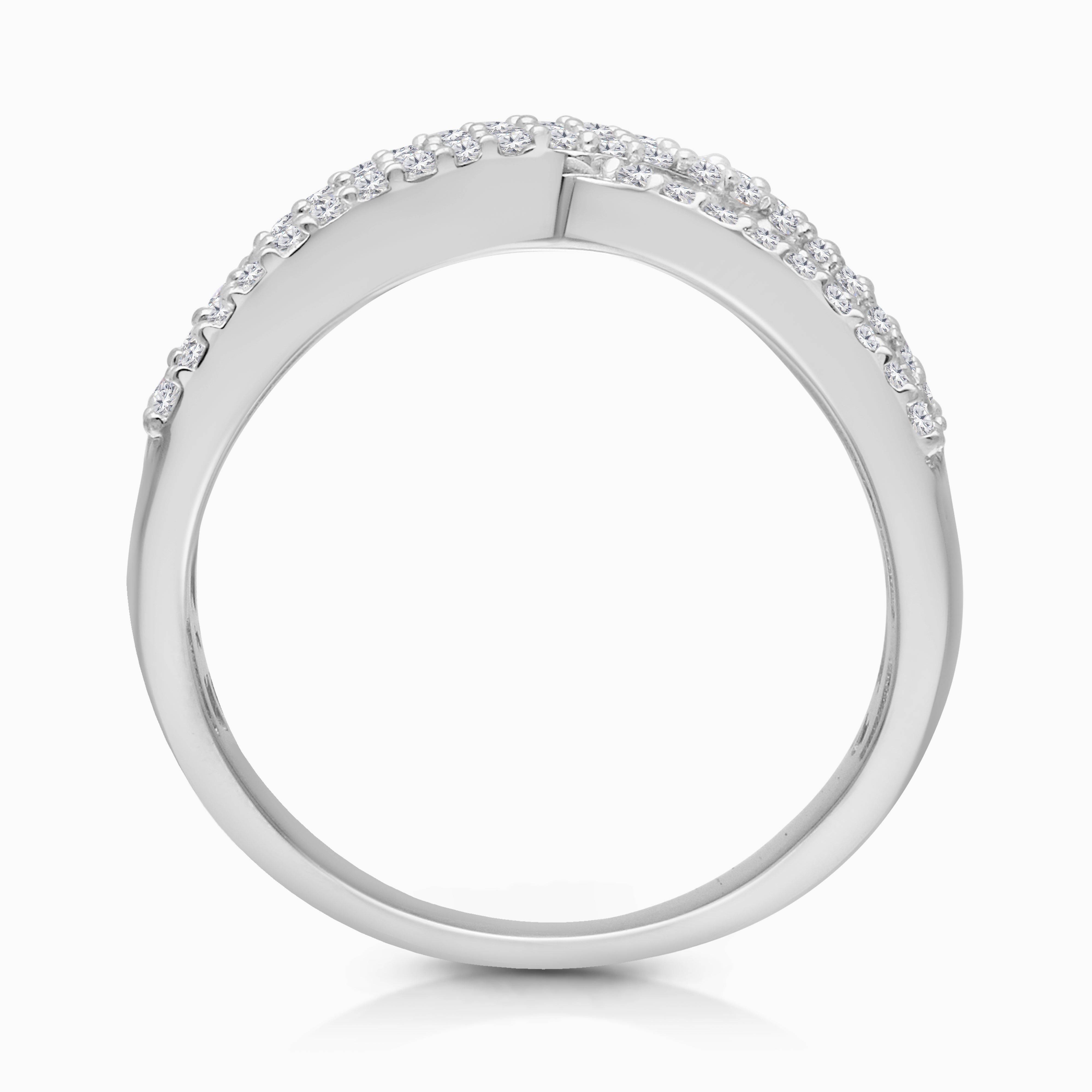 Blue Wave Diamond Ring
