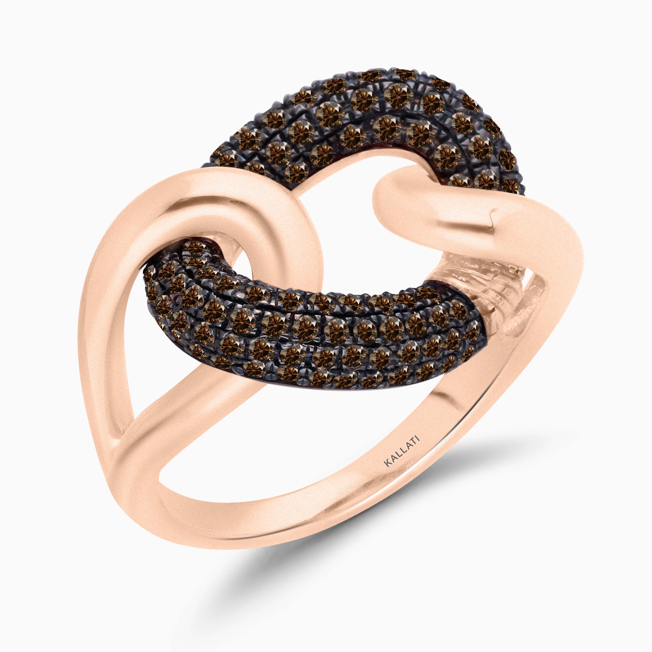 Coco Diamond Open Link Chain Ring