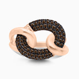 Coco Diamond Open Link Chain Ring