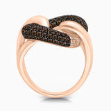 Coco Diamond Open Link Chain Ring